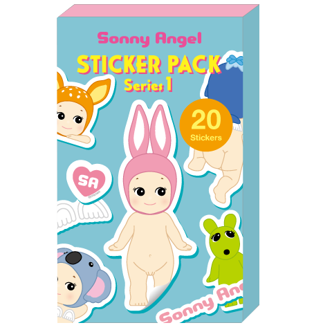 Sonny Angel Sticker Pack - Series 1 - Travel Shelf Display